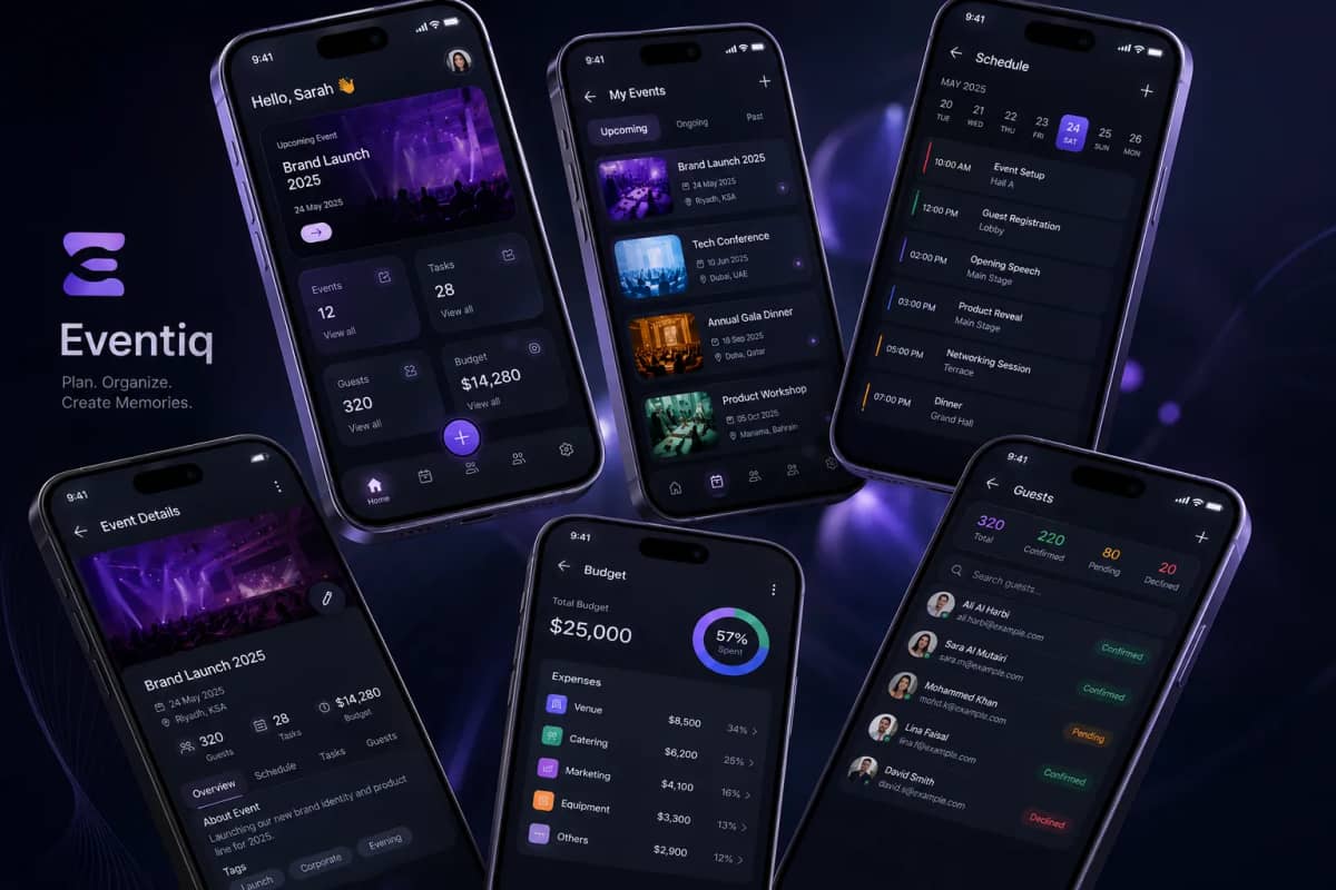 EventIQ Event Organizer UI Detail 2