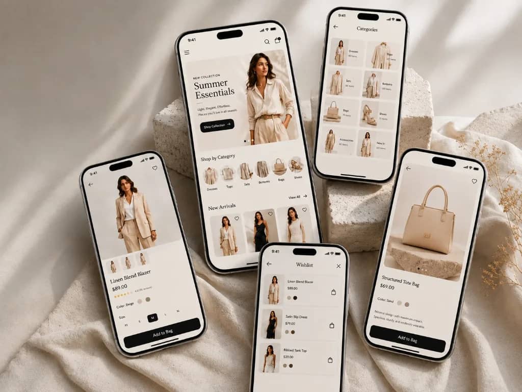 Velora Luxury E-Commerce UI Detail 2